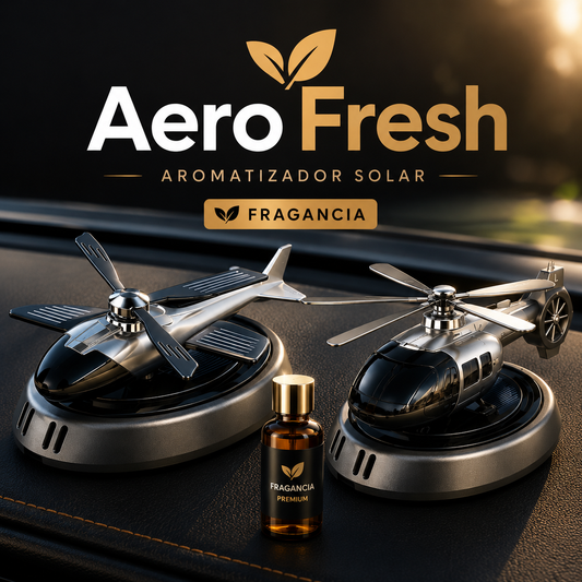 AeroFresh™ | Aromatizador solar para autos 🚗 ☀️ 🛩️