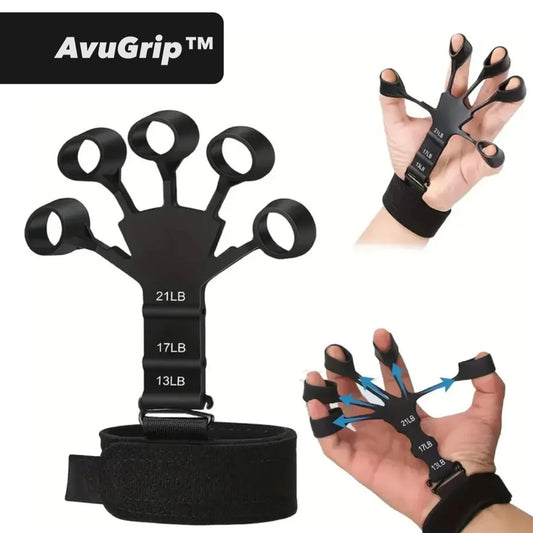 AvuGrip™ ✋ Fortalecedor de agarre, ejercitador de manos y dedos 💪