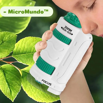 MicroMundo™| Microscopio portable para niños🔬
