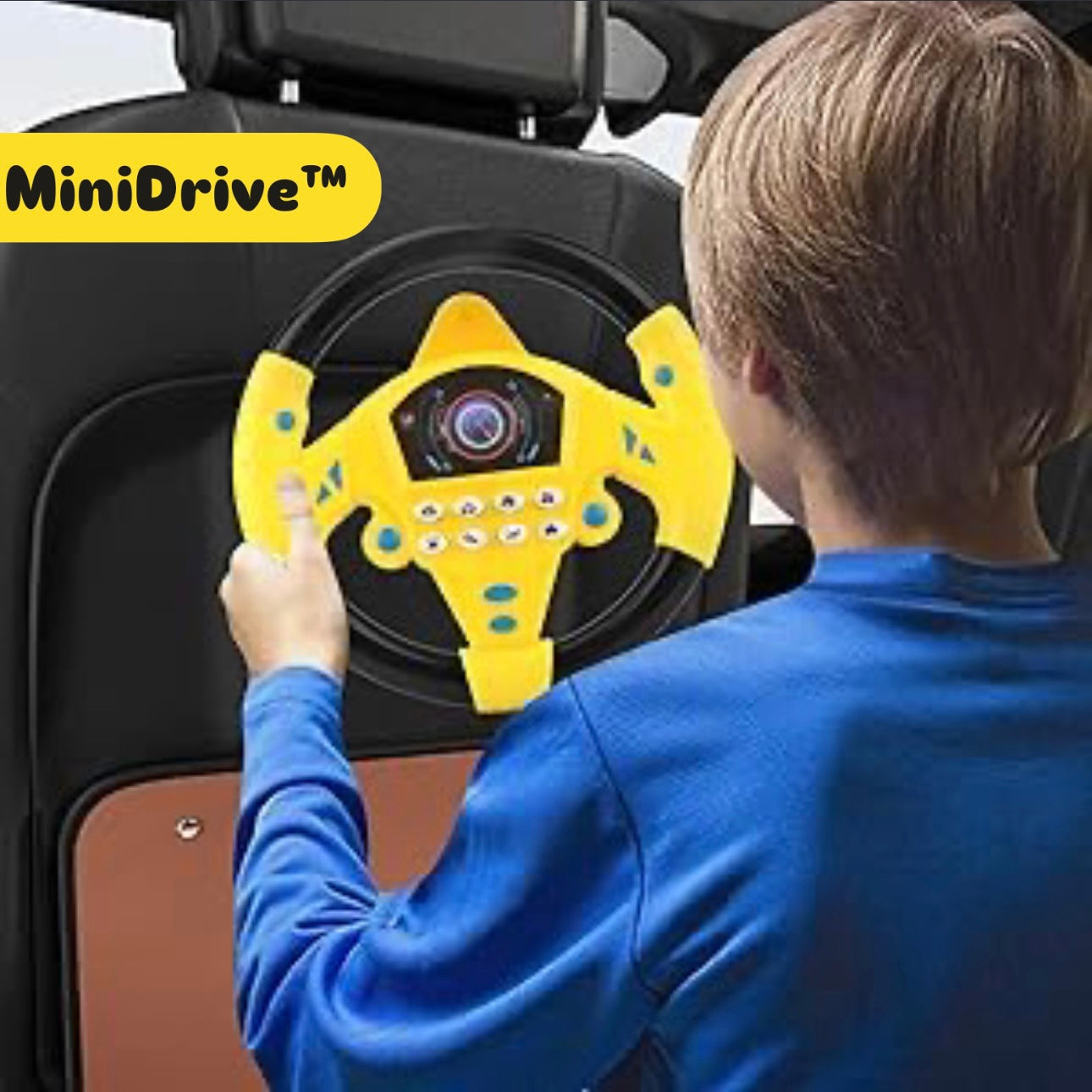MiniDrive™ -Volante infantil adhesivo con luces y sonido 🚗