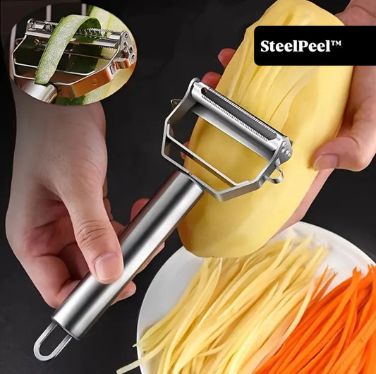SteelPeel™ - Pelador multifuncional de acero inoxidable