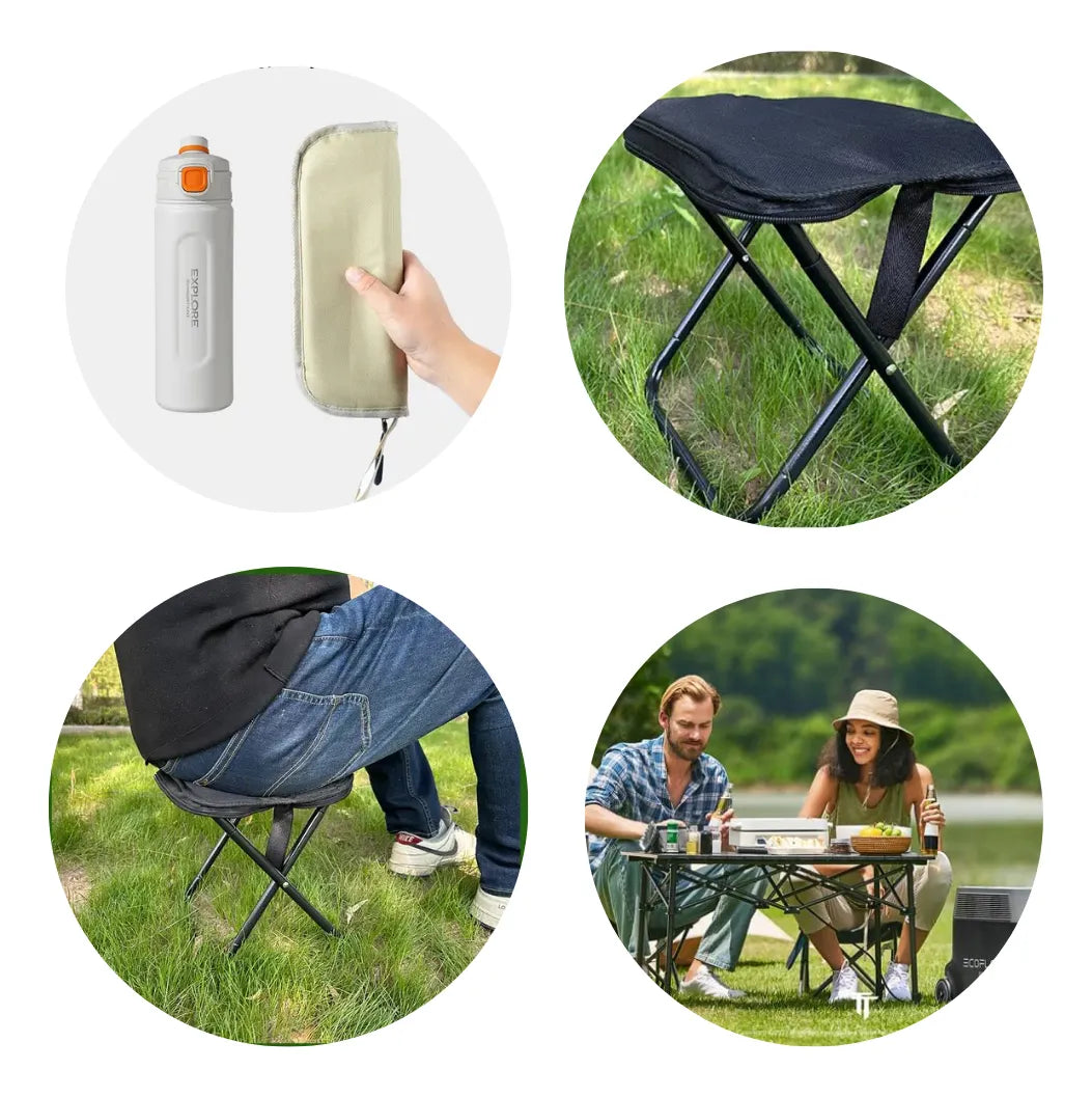 TinyStool™ -Banquito plegable y portátil con funda