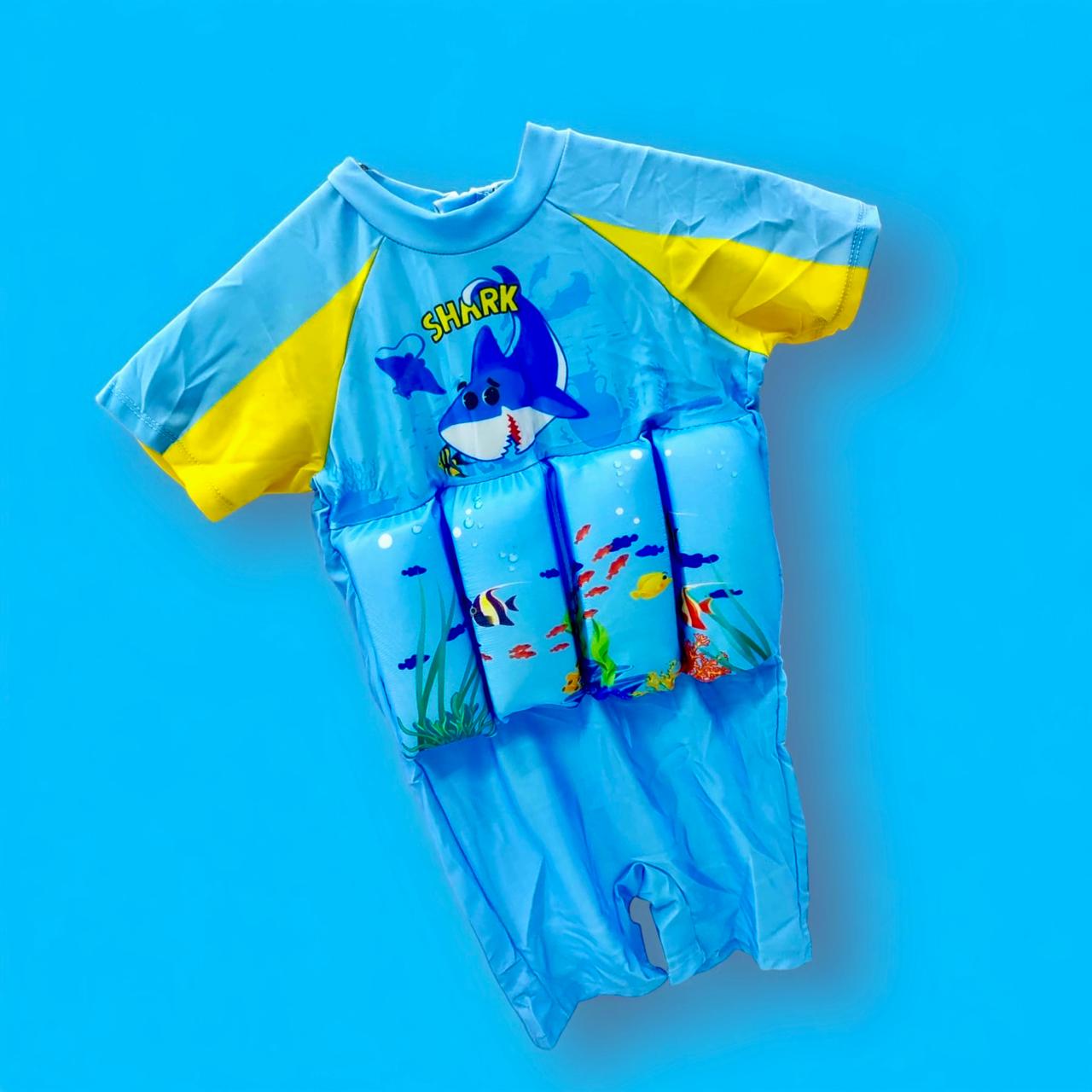SalvaKids™ - Traje de baño con flotador ajustable incorporado 🛟