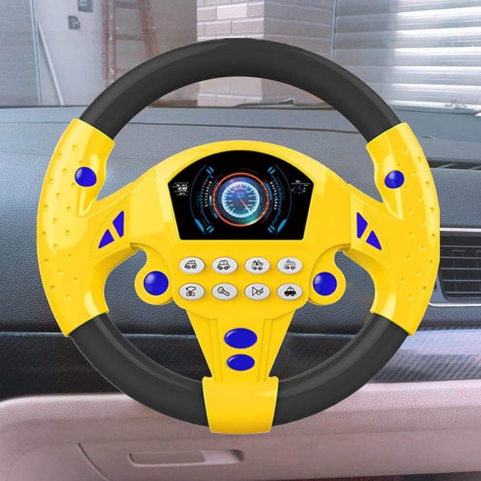 MiniDrive™ -Volante infantil adhesivo con luces y sonido 🚗