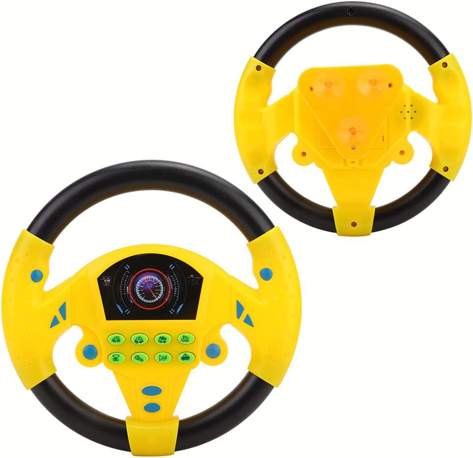 MiniDrive™ -Volante infantil adhesivo con luces y sonido 🚗
